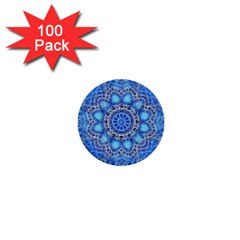 Fractal Mandala Abstract 1  Mini Buttons (100 Pack)  by Pakrebo