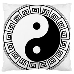 Yin Yang Eastern Asian Philosophy Standard Flano Cushion Case (two Sides) by Pakrebo