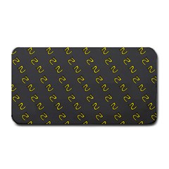 No Step On Snek Pattern Charcoal Dark Gray Background Meme Medium Bar Mat by snek