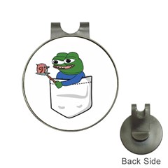 Apu Apustaja Roasting A Snail On A Campfire Pepe The Frog Pocket Tee Kekistan Hat Clips With Golf Markers by snek