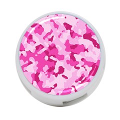 Standard Pink Camouflage Army Military Girl 4-port Usb Hub (two Sides) by snek