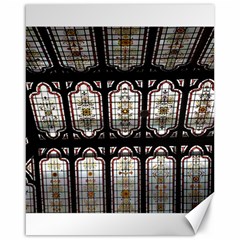 Window Image Stained Glass Canvas 16  X 20  by Pakrebo