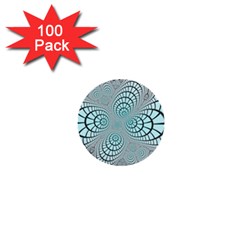 Digital Art Fractal Abstract 1  Mini Buttons (100 Pack)  by Pakrebo