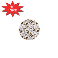 Coffee Beans Vector 1  Mini Buttons (10 Pack)  by Mariart