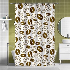 Coffee Beans Vector Shower Curtain 48  X 72  (small)  by Mariart