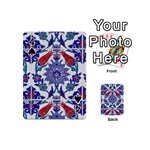 Art Artistic Ceramic Colorful Playing Cards 54 (Mini) Front - Spade4