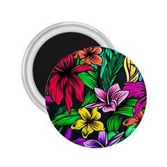 Hibiscus Flower Plant Tropical 2 25  Magnets by Pakrebo