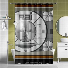 Emergency Broadcast System Shower Curtain 48  X 72  (small)  by WensdaiAmbrose