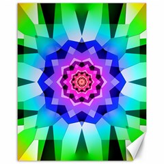 Ornament Kaleidoscope Canvas 16  X 20  by Pakrebo