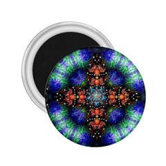 Mosaic Kaleidoscope Form Pattern 2 25  Magnets by Pakrebo