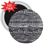 Ethno Seamless Pattern 3  Magnets (100 pack) Front