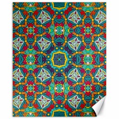 Farbenpracht Kaleidoscope Art Canvas 16  X 20  by Pakrebo