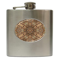 Pattern  Background Hip Flask (6 Oz) by Pakrebo