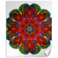 Mandala Fractal Graphic Design Canvas 16  X 20  by Pakrebo