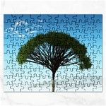 Tree And Blue Sky Rectangular Jigsaw Puzzl Front