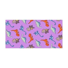 Dinosaurs - Violet Yoga Headband by WensdaiAmbrose