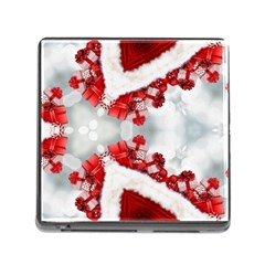 Christmas Background Tile Gifts Memory Card Reader (square 5 Slot) by Pakrebo