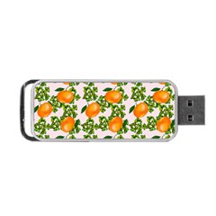 Citrus Tropical Orange Pink Portable Usb Flash (two Sides) by snowwhitegirl