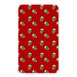 Skull Red Pattern Memory Card Reader (Rectangular) Front