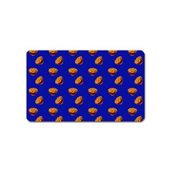 Kawaii Chips Blue Magnet (name Card) by snowwhitegirl