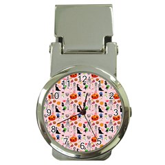 Halloween Treats Pattern Pink Money Clip Watches by snowwhitegirl