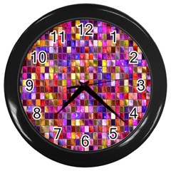 Ml 108 Wall Clock (black) by ArtworkByPatrick