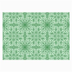 Ornamental Green Large Glasses Cloth by snowwhitegirl