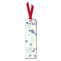 Vintage Floral Blue Pattern Small Book Marks by snowwhitegirl