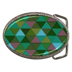 Green Geometric Belt Buckles by snowwhitegirl