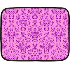 Victorian Paisley Pink Fleece Blanket (mini) by snowwhitegirl