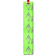 Skeleton Green Large Book Marks by snowwhitegirl