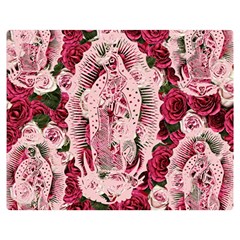 Guadalupe Roses Double Sided Flano Blanket (medium)  by snowwhitegirl