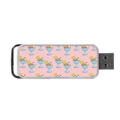 Ice Cream Sundae Pink Portable Usb Flash (two Sides) by snowwhitegirl