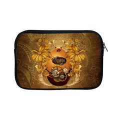 Awesome Steampunk Easter Egg With Flowers, Clocks And Gears Apple Ipad Mini Zipper Cases by FantasyWorld7