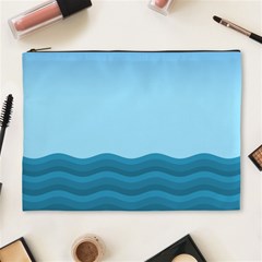 Making Waves Cosmetic Bag (xl) by WensdaiAmbrose