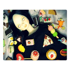 Food Double Sided Flano Blanket (large)  by snowwhitegirl