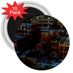 Building Ruins Old Industry 3  Magnets (10 Pack)  by Pakrebo