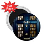 Tardis Sherlock Holmes 221b 2.25  Magnets (100 pack)  Front