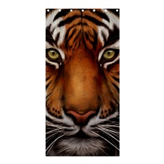 The Tiger Face Shower Curtain 36  X 72  (stall)  by Sudhe