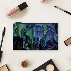 City Night Landmark Cosmetic Bag (small) by Sudhe