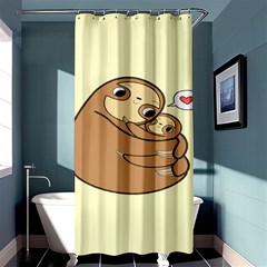 Sloth Shower Curtain 36  X 72  (stall)  by Sudhe