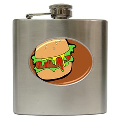 Burger Double Hip Flask (6 Oz) by Sudhe