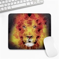 Fractal Lion Large Mousepads by Sudhe