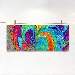 Fractal Art Psychedelic Fantasy Hand Towel by Sudhe