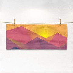 Image Sunset Landscape Graphics Hand Towel by Sudhe