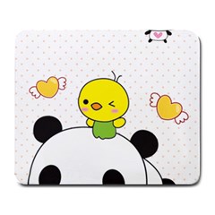 Giant Panda Red Panda Cartoon Drawing Large Mousepads by Sudhe