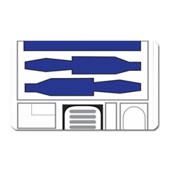 R2 Series Astromech Droid Magnet (rectangular) by Sudhe