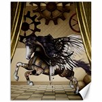 Awesome Steampunk Unicorn With Wings Canvas 16  x 20  15.75 x19.29  Canvas - 1