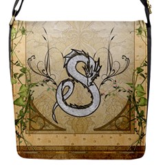 Wonderful Asian Dragon Flap Closure Messenger Bag (s) by FantasyWorld7