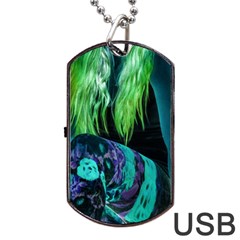 Digital Art Woman Body Part Photo Dog Tag Usb Flash (one Side) by dflcprintsclothing